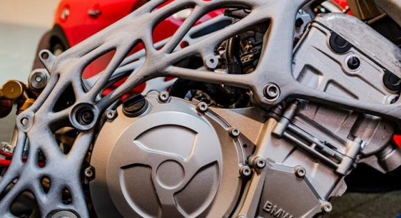 Teknologi 3D Printing BMW Motorrad Pamerkan Sasis S1000RR